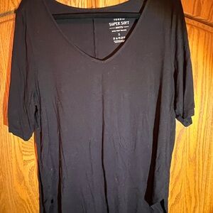Torrid Dark Grey Super Soft Short Sleeve Tee